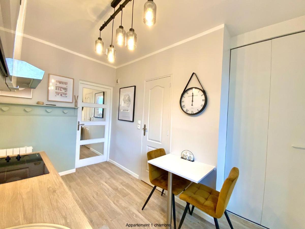 Appartements Chaleureux - 15 Min A Pied De La Gare Le Havre Exteriör bild
