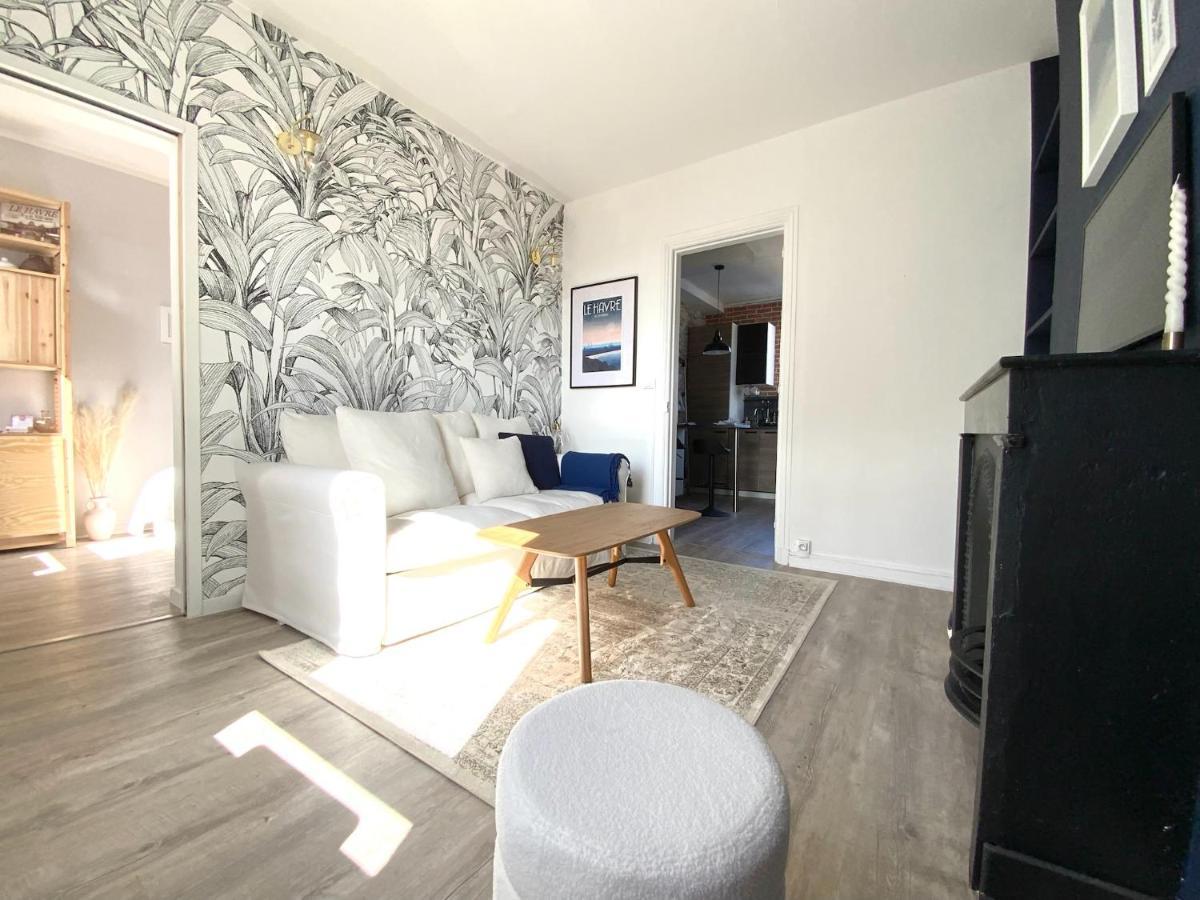 Appartements Chaleureux - 15 Min A Pied De La Gare Le Havre Exteriör bild